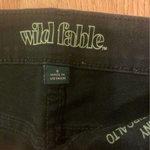 Distressed Black Jeans